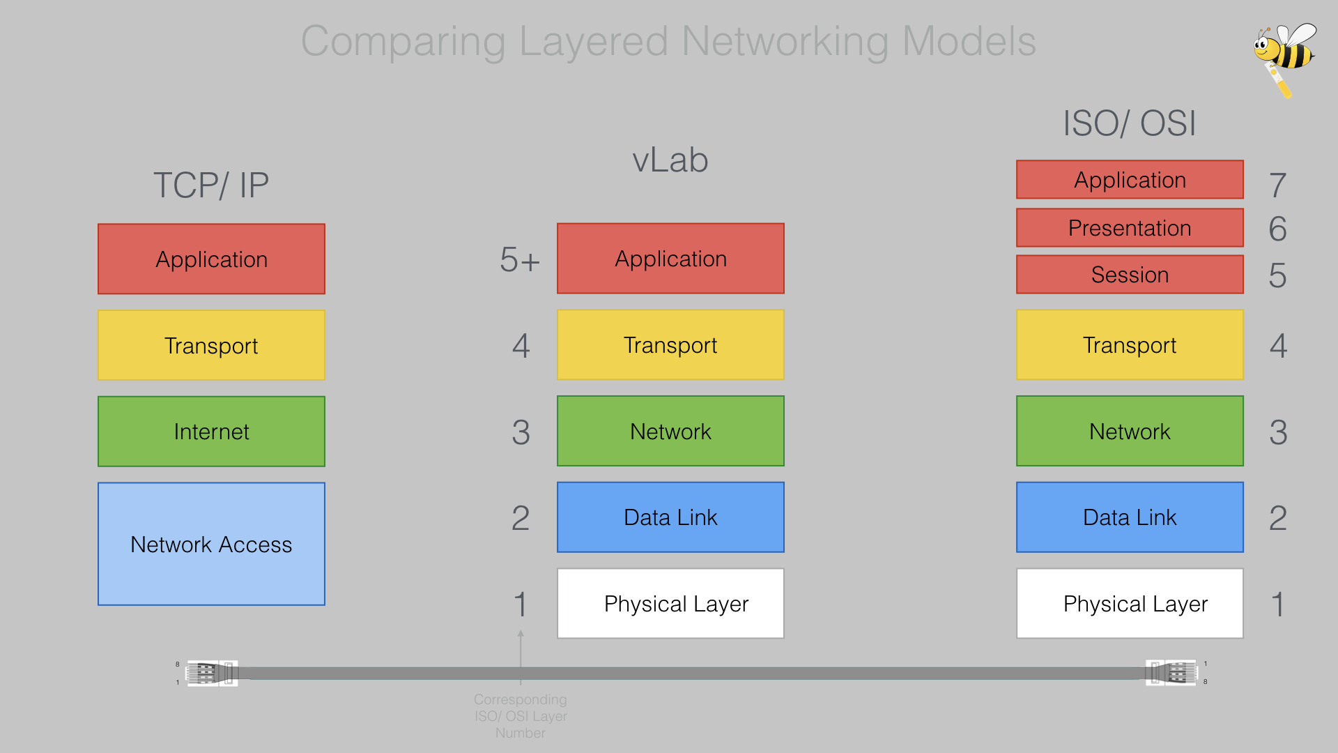 The vLab network model